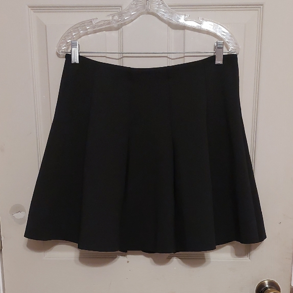 Topshop Black Skater Skirt